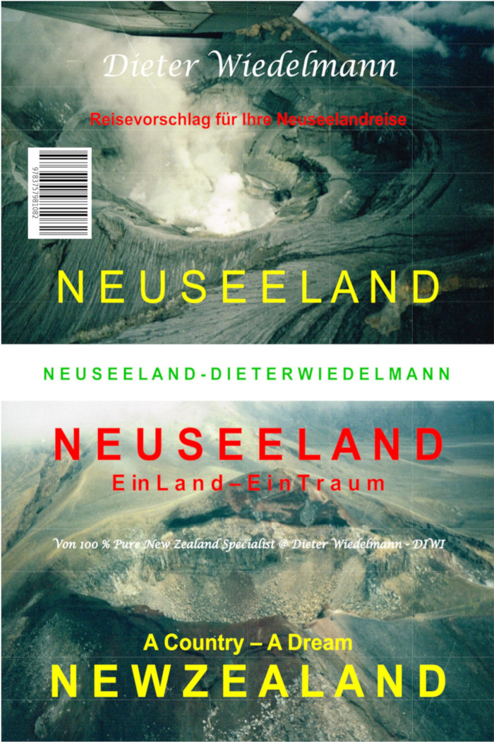 Cover NZ Buch Neuseeland - Schwarz-Weiß Druck